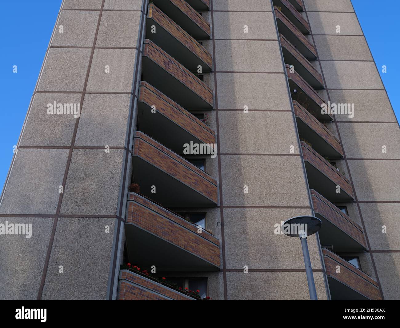 Thälmann Park, Prenzlauer Berg, Berlino Est Foto Stock