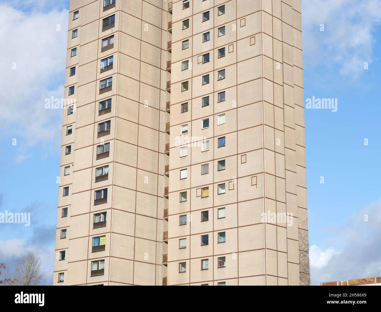 Thälmann Park, Prenzlauer Berg, Berlino Est Foto Stock