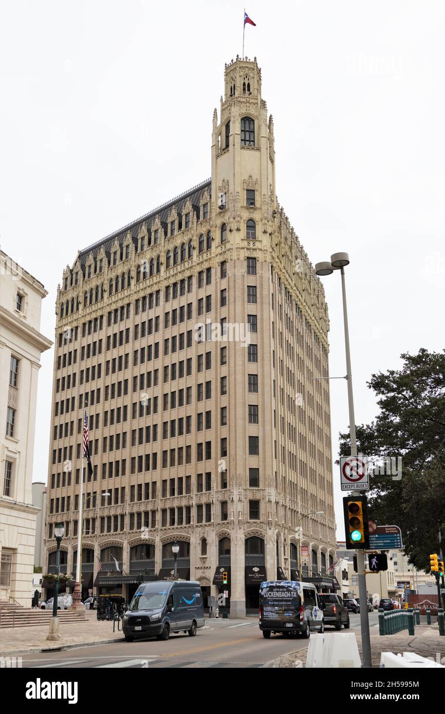 L'Emily Morgan Hotel, ex edificio delle Arti Mediche, nel centro di San Antonio, Texas. Foto Stock