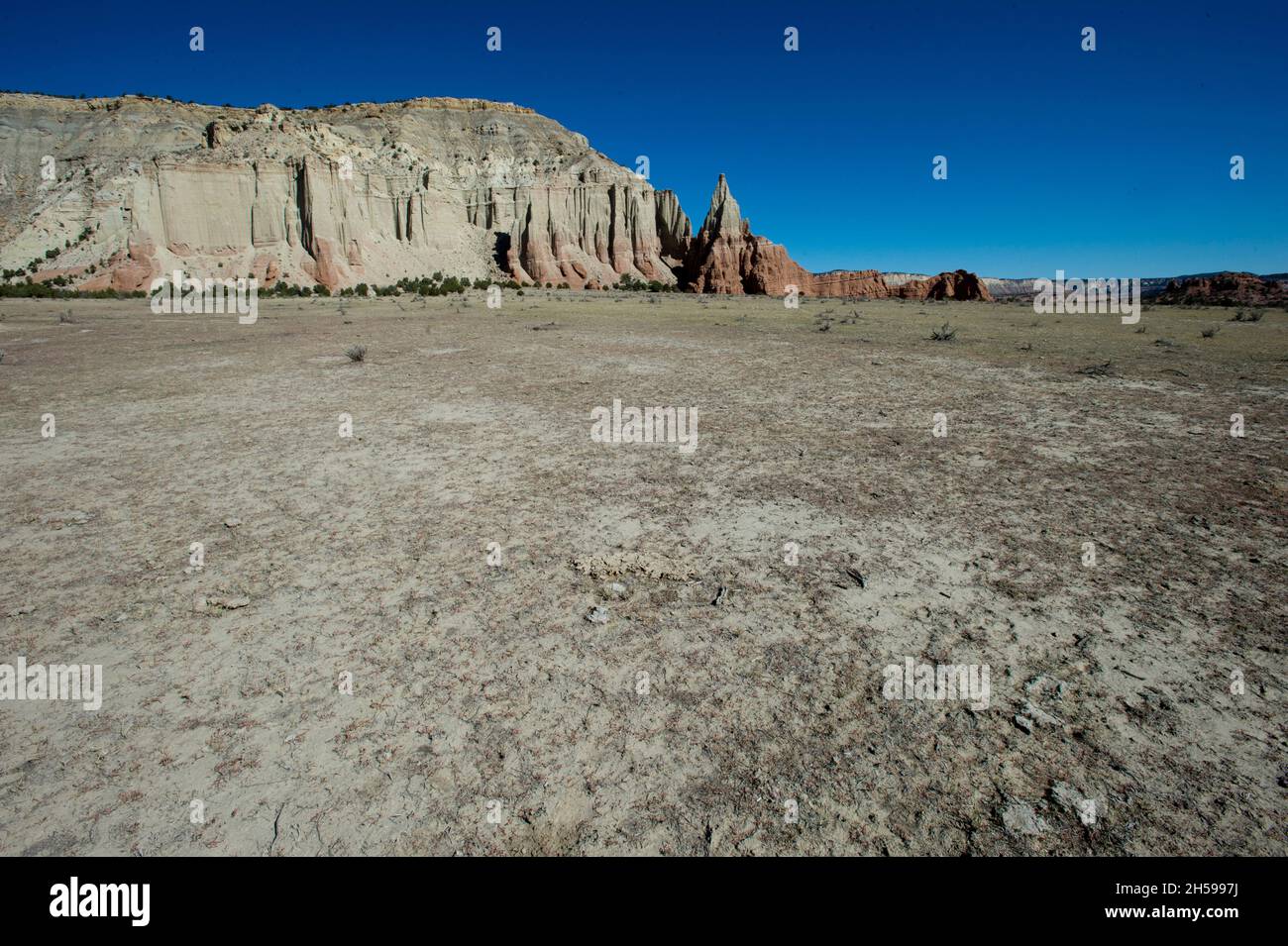 Grave sovraspascolo nel Kodachrome Basin state Park, Utah Foto Stock
