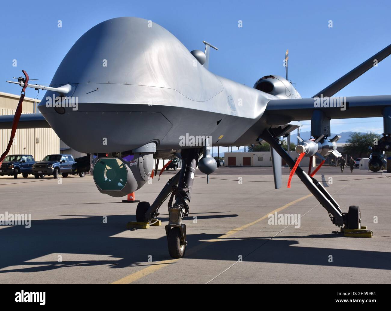Un drone per pettini a pettine Air Force mq-9 Foto Stock