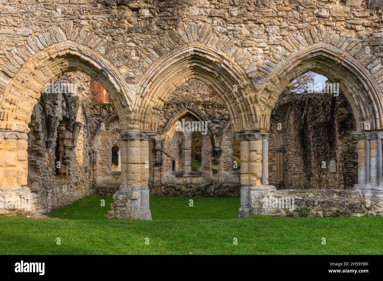 Netley Abbey, Southampton, Hampshire, Inghilterra, Regno Unito Foto Stock