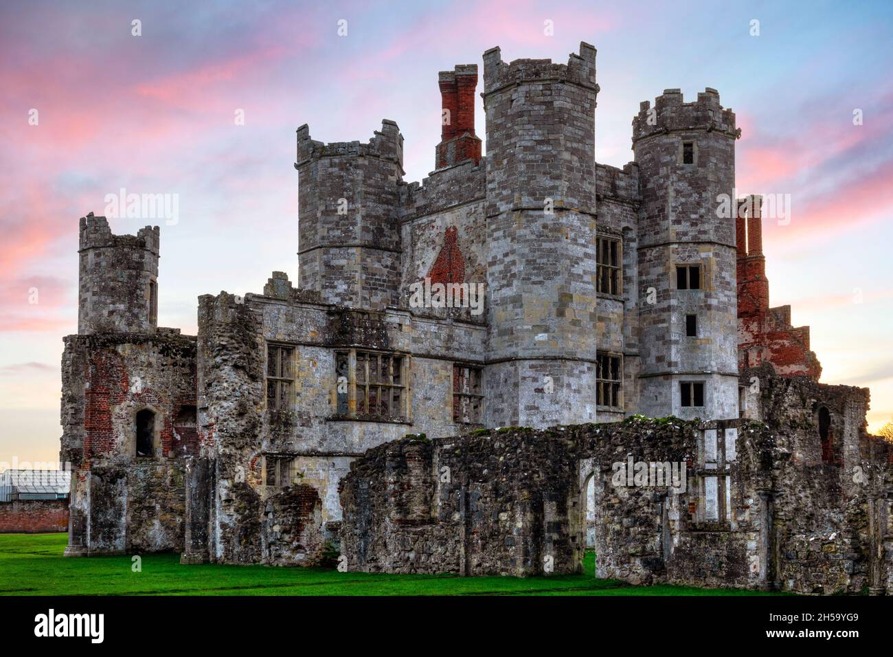 Titchfield Abbey, Fareham, Hampshire, Inghilterra, Regno Unito Foto Stock