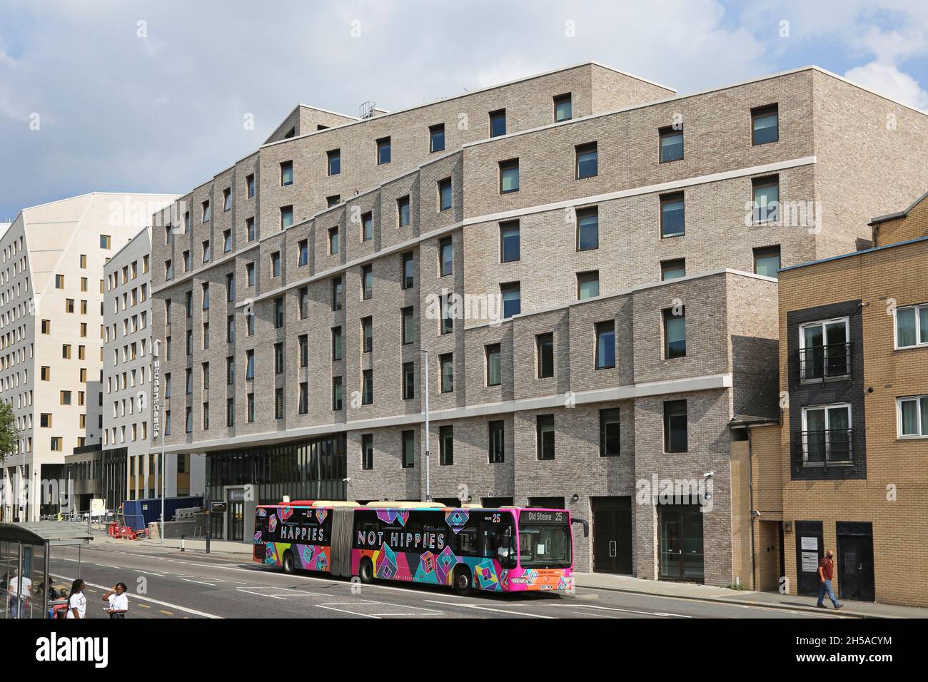 Nuovo edificio di alloggi per studenti presso Student Castle, Lewes Road, Moulescombe, Brighton. Foto Stock