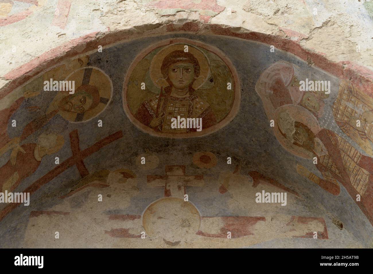 Affreschi della chiesa di San Nicola a Myra. Demre, Antalya, Turchia Foto Stock