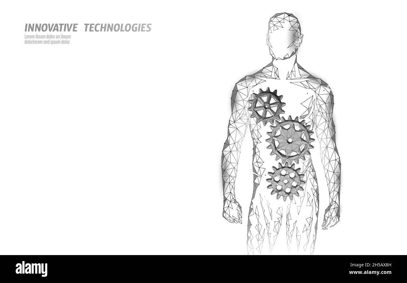 3D mente umana salute mentale. Mood supporto terapia farmacologica cura medica. Psicologo allenatore sessione medicina scienza banner illustrazione vettoriale Illustrazione Vettoriale
