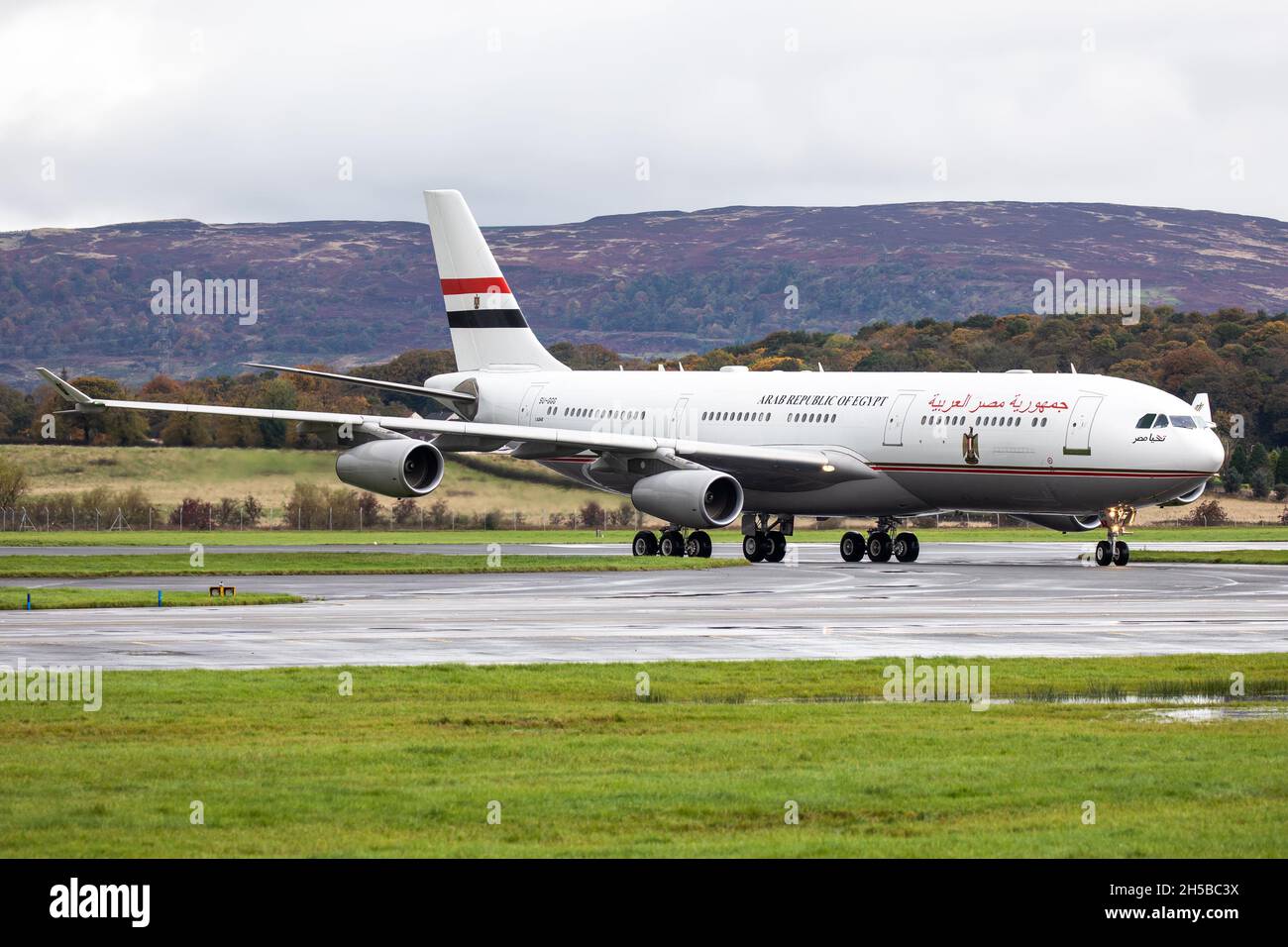 A340-211 Foto Stock