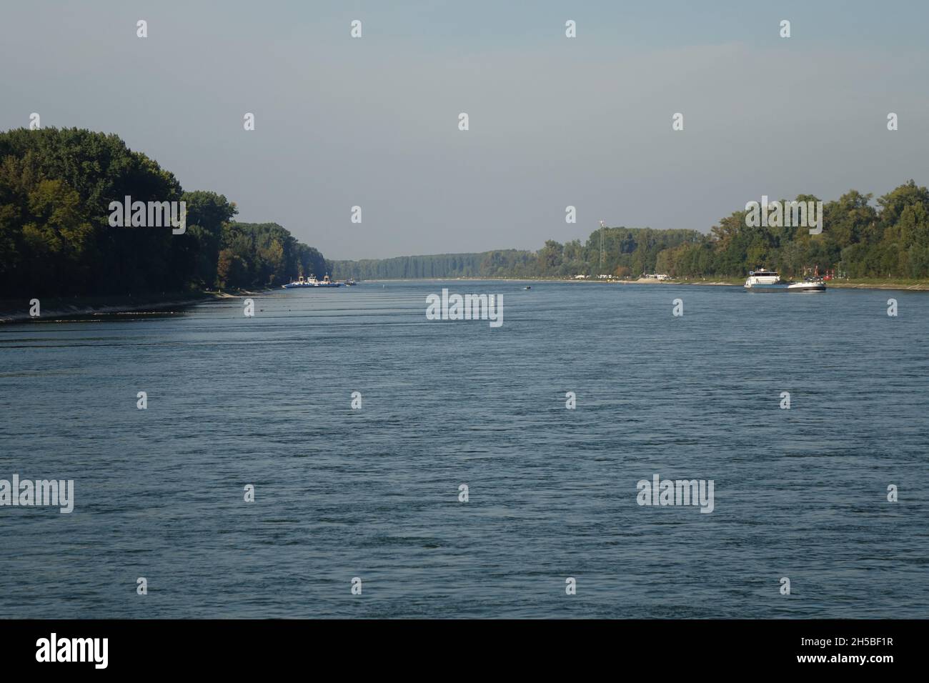 Leimersheim Rhineland Palatinate e Baden Wurttemberg, Leimhersheim, Rheineland Palatinate, Germania Foto Stock