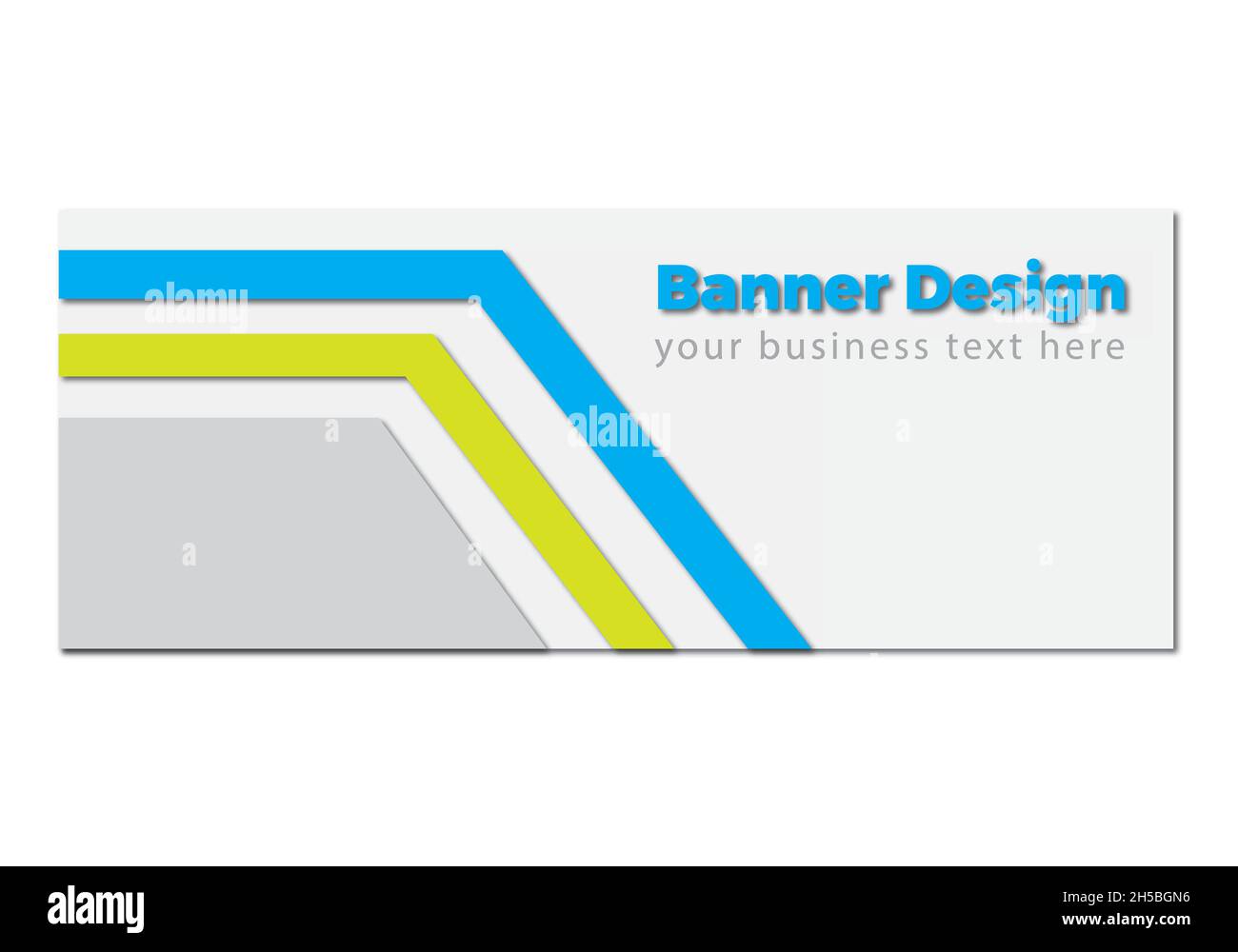 questo business banner design per la vostra azienda Illustrazione Vettoriale