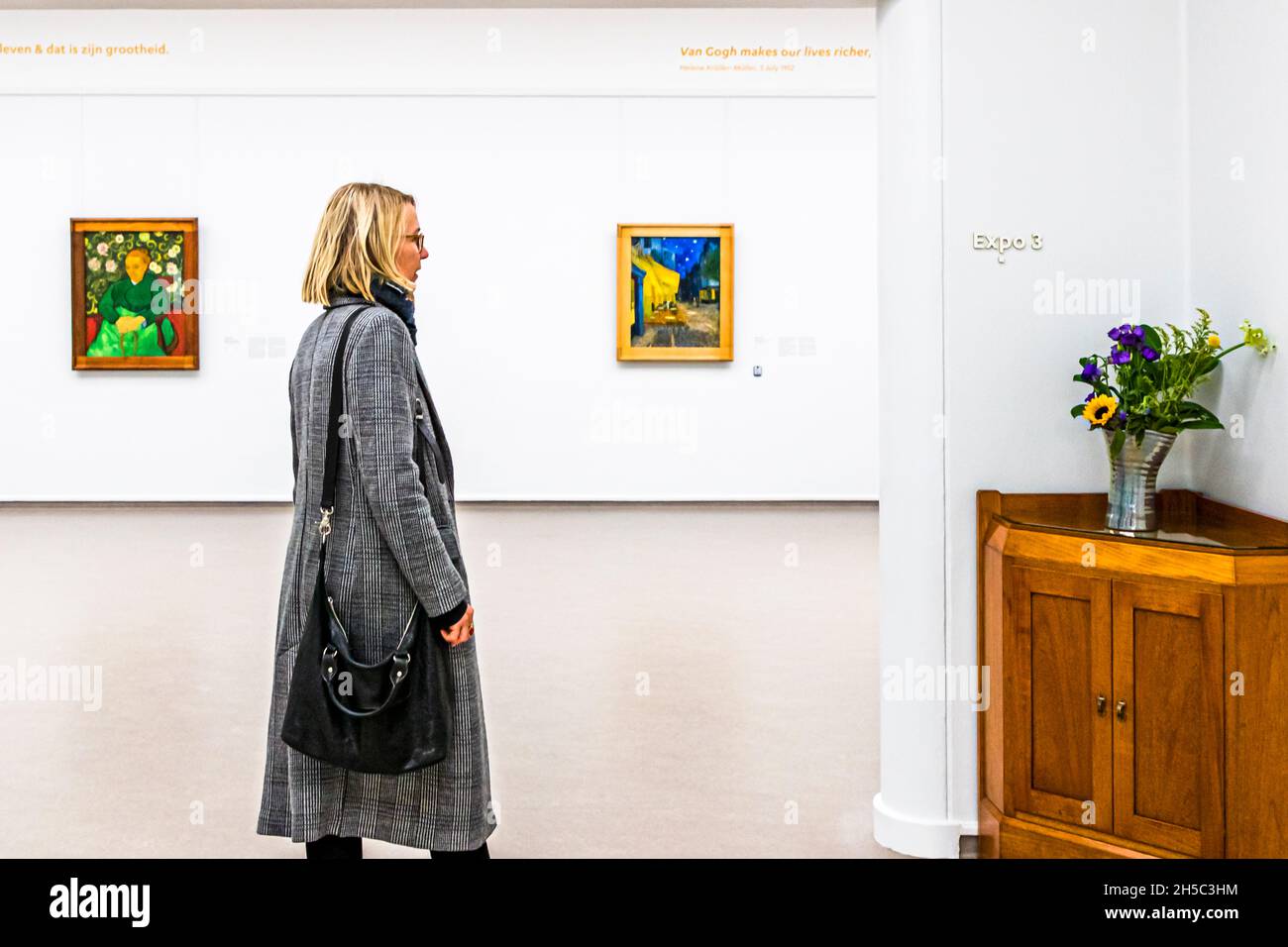 Mostra Van Gogh al Museo Kröller-Müller di Otterlo, Paesi Bassi Foto Stock