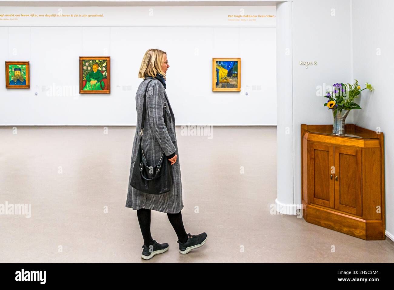 Mostra Van Gogh al Museo Kröller-Müller di Otterlo, Paesi Bassi Foto Stock