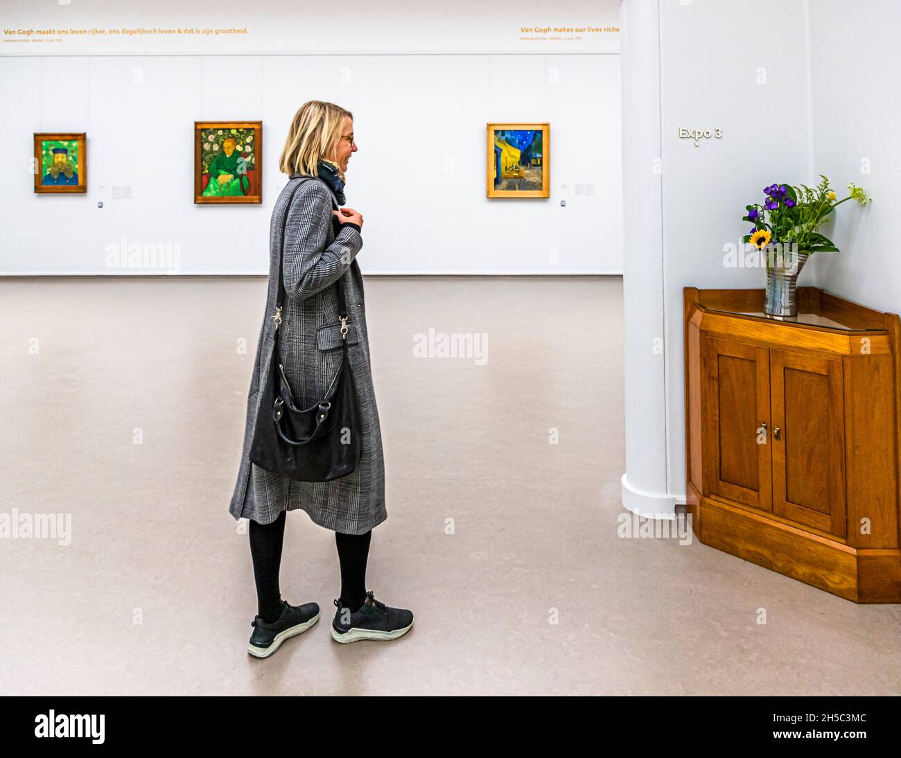 Mostra Van Gogh al Museo Kröller-Müller di Otterlo, Paesi Bassi Foto Stock