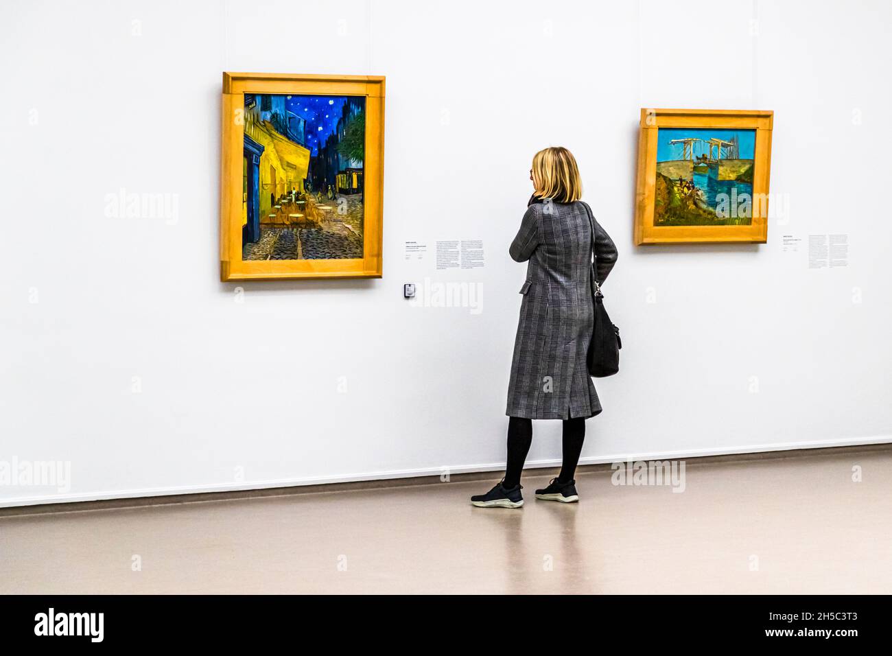 Mostra Van Gogh al Museo Kröller-Müller di Otterlo, Paesi Bassi. Opere di Van Gogh famose in tutto il mondo Foto Stock