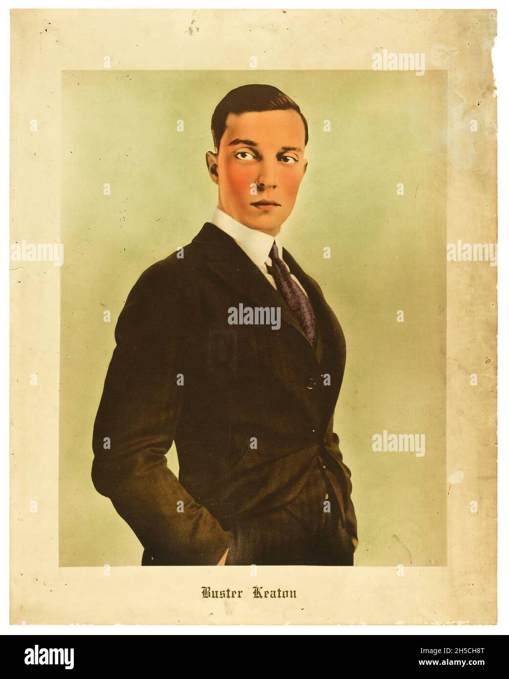 Buster Keaton (metropolitana, circa primi anni '20). Poster sulla personalità Foto Stock