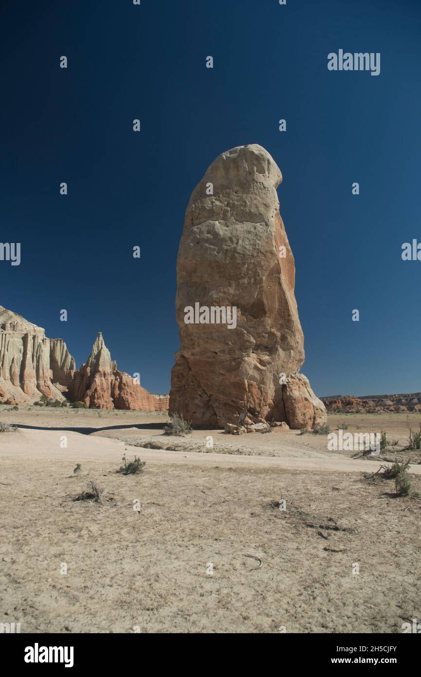 Chimney Rock nel Kodachrome Basin state Park, Utah Foto Stock