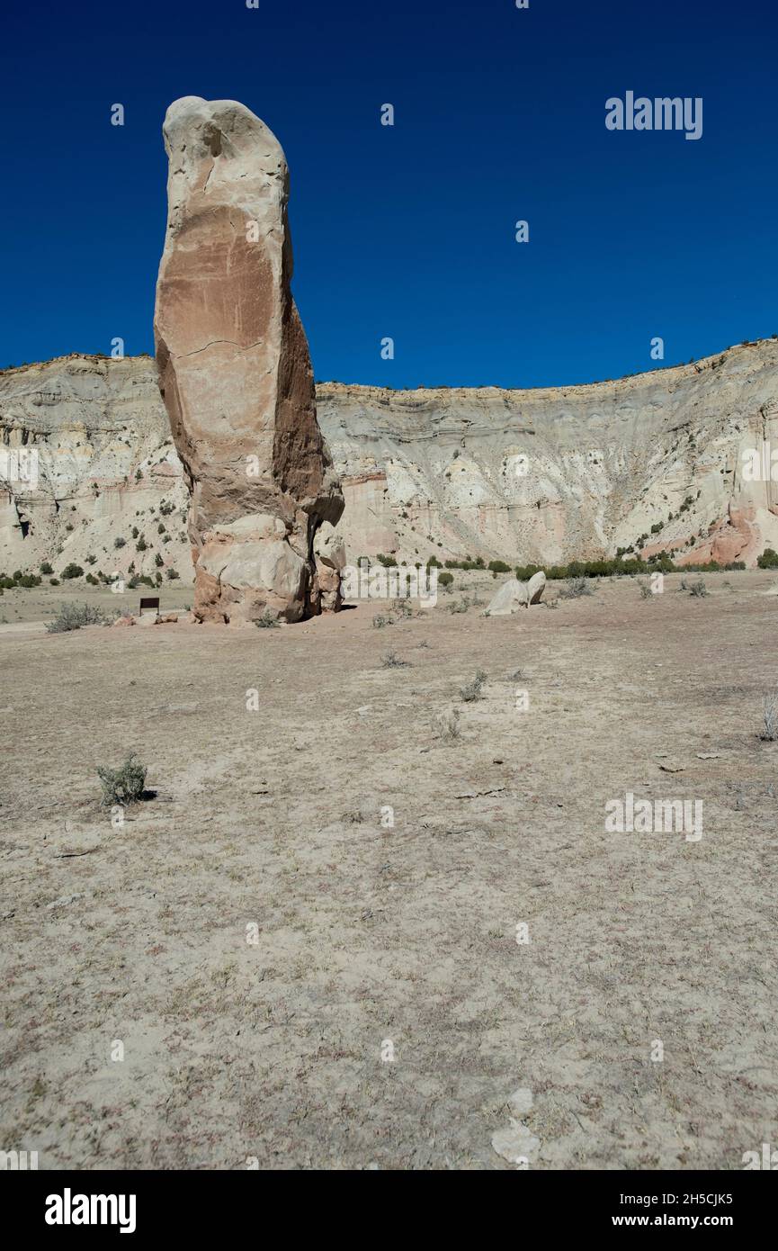 Chimney Rock nel Kodachrome Basin state Park, Utah Foto Stock