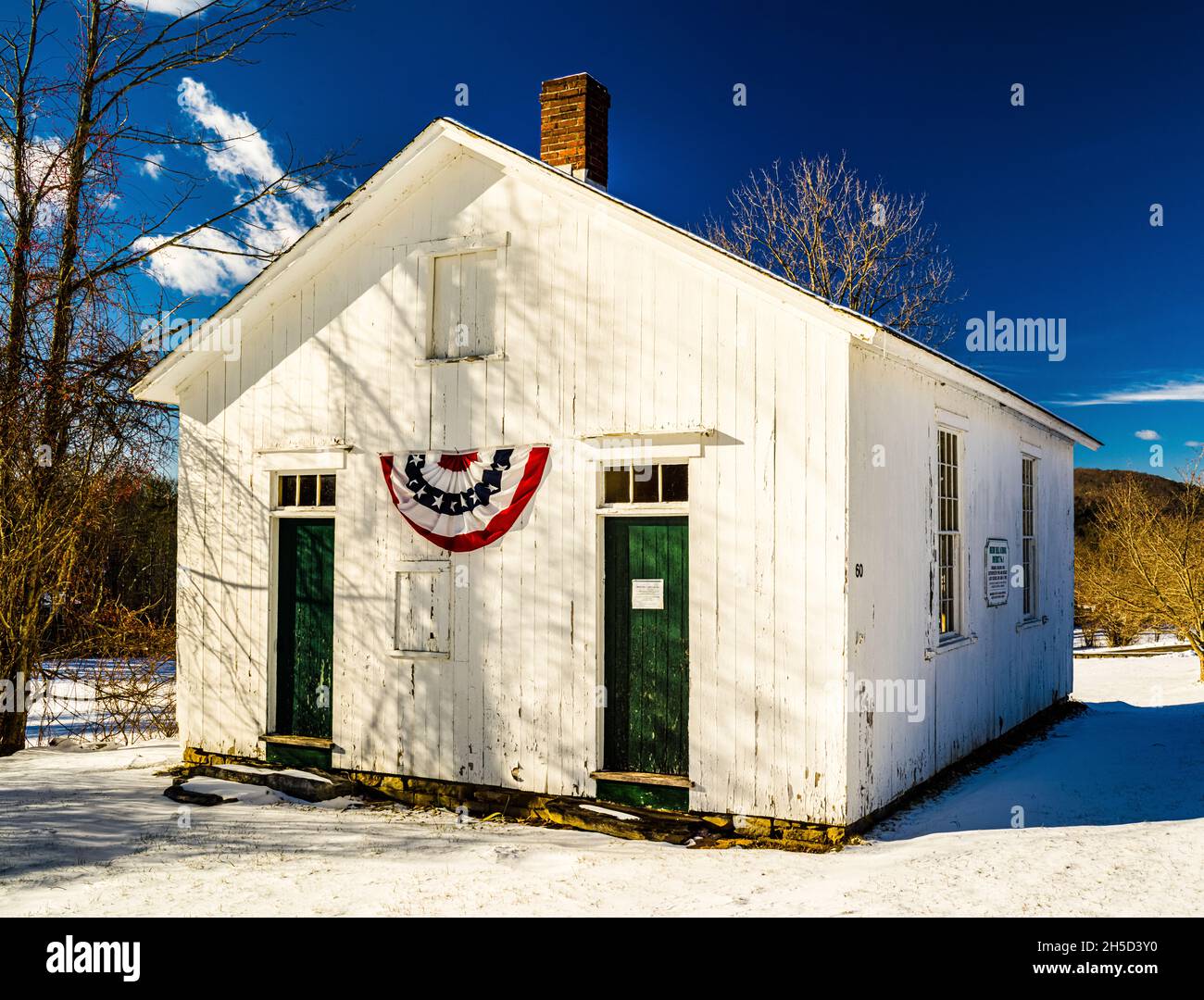 Beebe Hill Schoolhouse   Falls Village, Connecticut, Stati Uniti Foto Stock