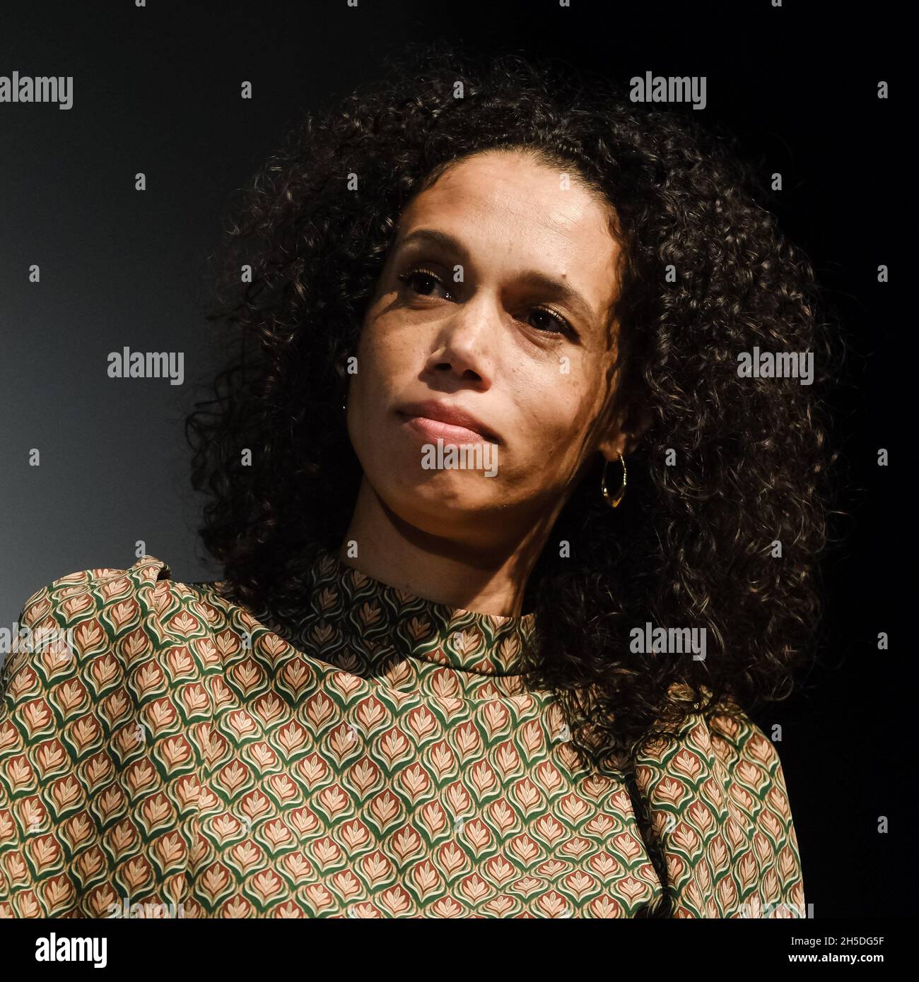 BFI Southbank, Londra, Regno Unito. 8 Nov 2021. Vinette Robinson sul palco di Mark Kermode in 3D. Foto di Credit: Julie Edwards/Alamy Live News Foto Stock