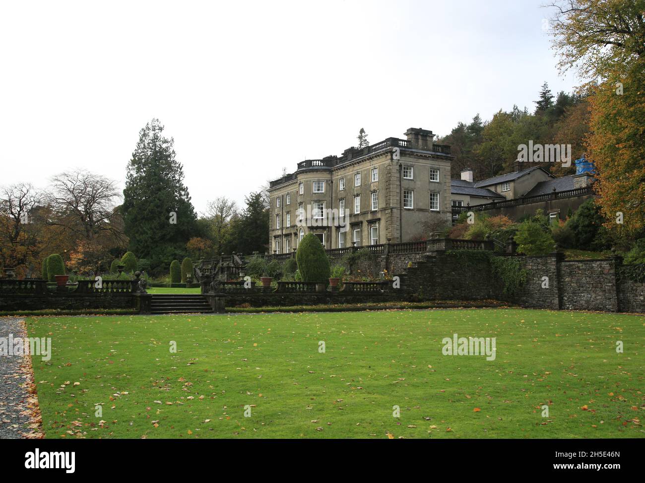 Sala Rydal vicino Ambleside, Cumbria, Inghilterra, Regno Unito. Foto Stock