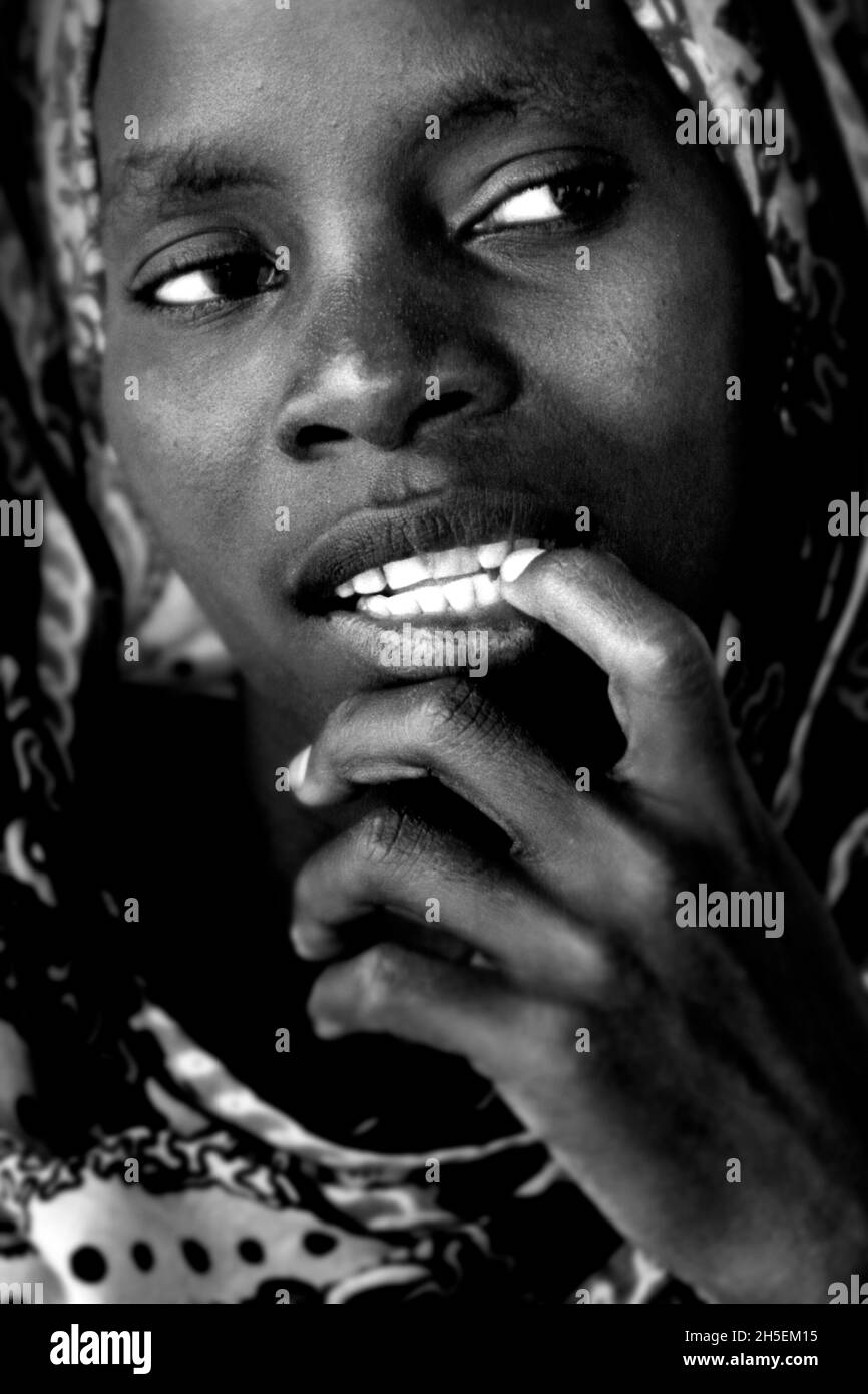 Ritratto, Zanzibar, Tanzania Foto Stock