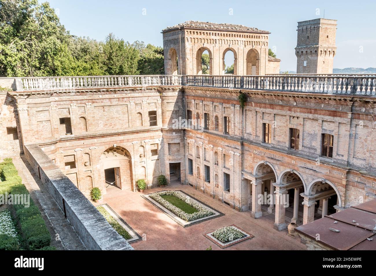La Villa Imperiale di Pesaro è un palazzo suburbano fuori Pesaro, costruito e decorato da artisti del periodo tardo-rinascimentale o manierista Foto Stock