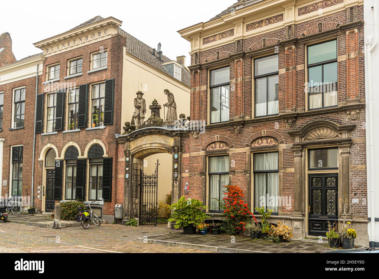 La città anseatica di Zutphen nei Paesi Bassi Foto Stock