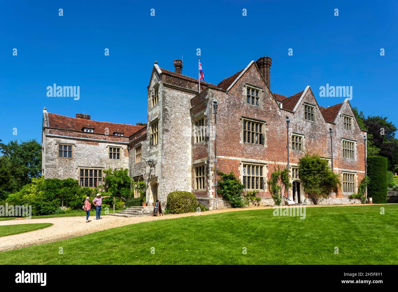 Inghilterra, Hampshire, Alton, Chawton, Chawton House Foto Stock