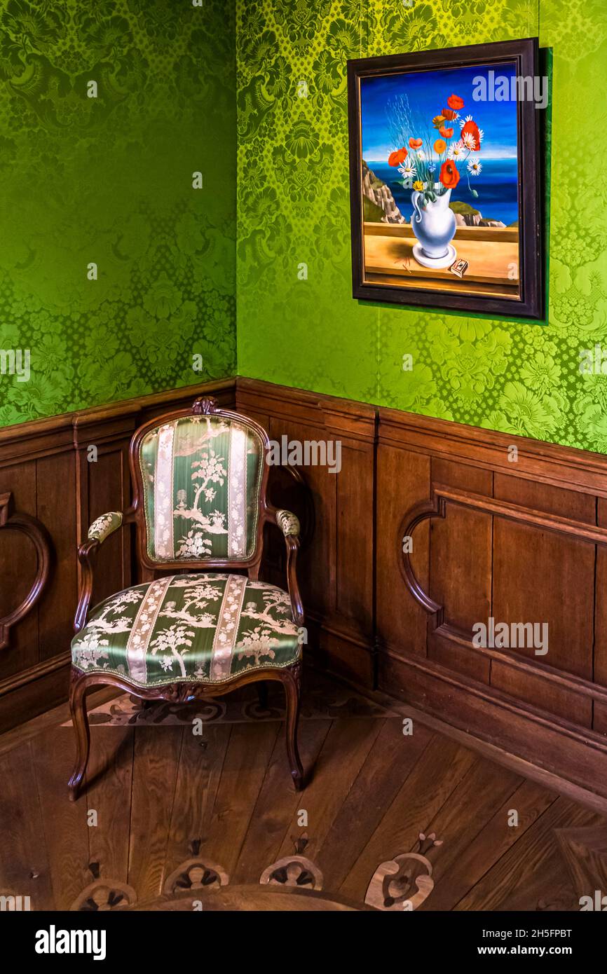 Il Castello di Ruurlo ospita la più grande collezione di opere dell'artista olandese Carel Willink (1900-1983). Ruurlo, Paesi Bassi Foto Stock