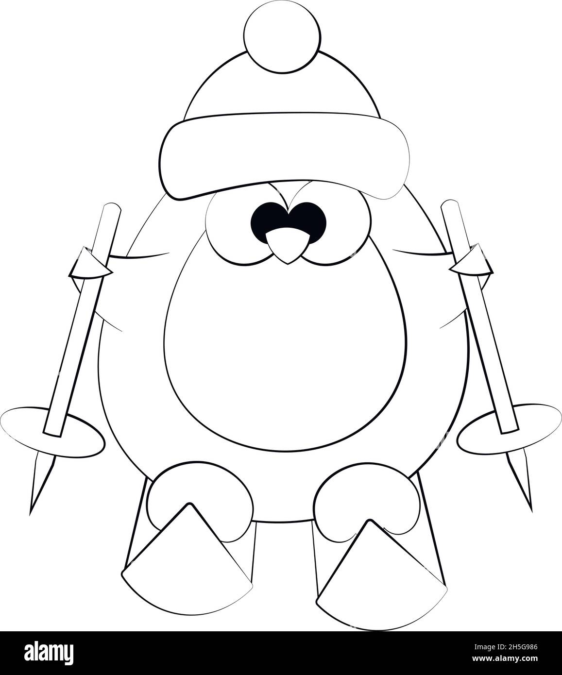 Per icone, web, cartoline, arredamento, imballaggio, stampe per oggetti, copertine per notebook, decorazione di scatole per adesivi, zaino, elemento individuale, c Illustrazione Vettoriale