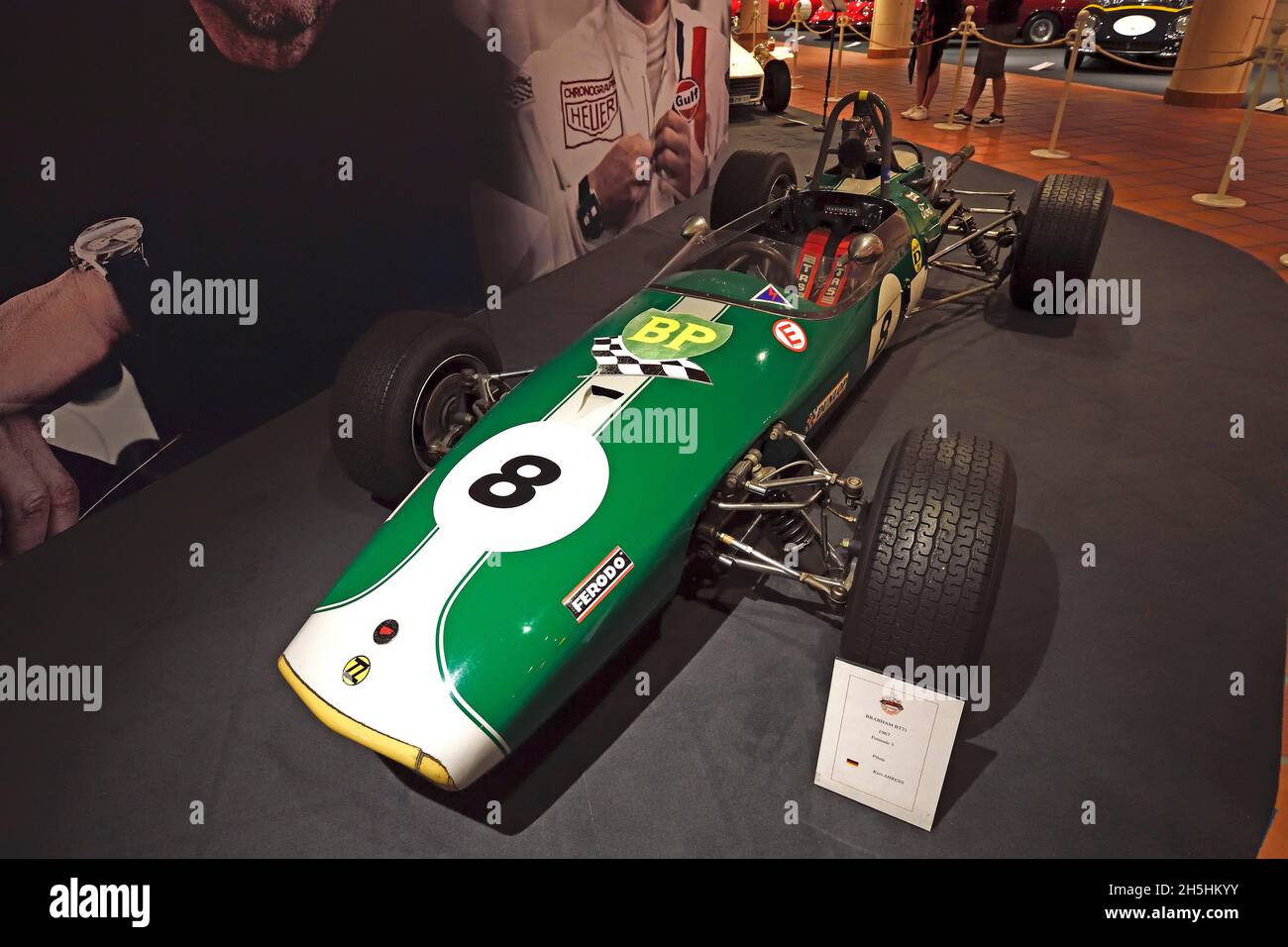 Brabham BT 21, Formula 3, 1967, pilota Kurt Ahrens, collezione auto del Principe Rainier III, Monaco, Monaco Ville, Monaco Foto Stock