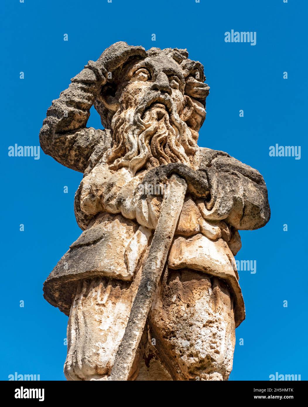 Monster statue, Villa Palagonia, Bagheria, Sicilia, Italia Foto Stock
