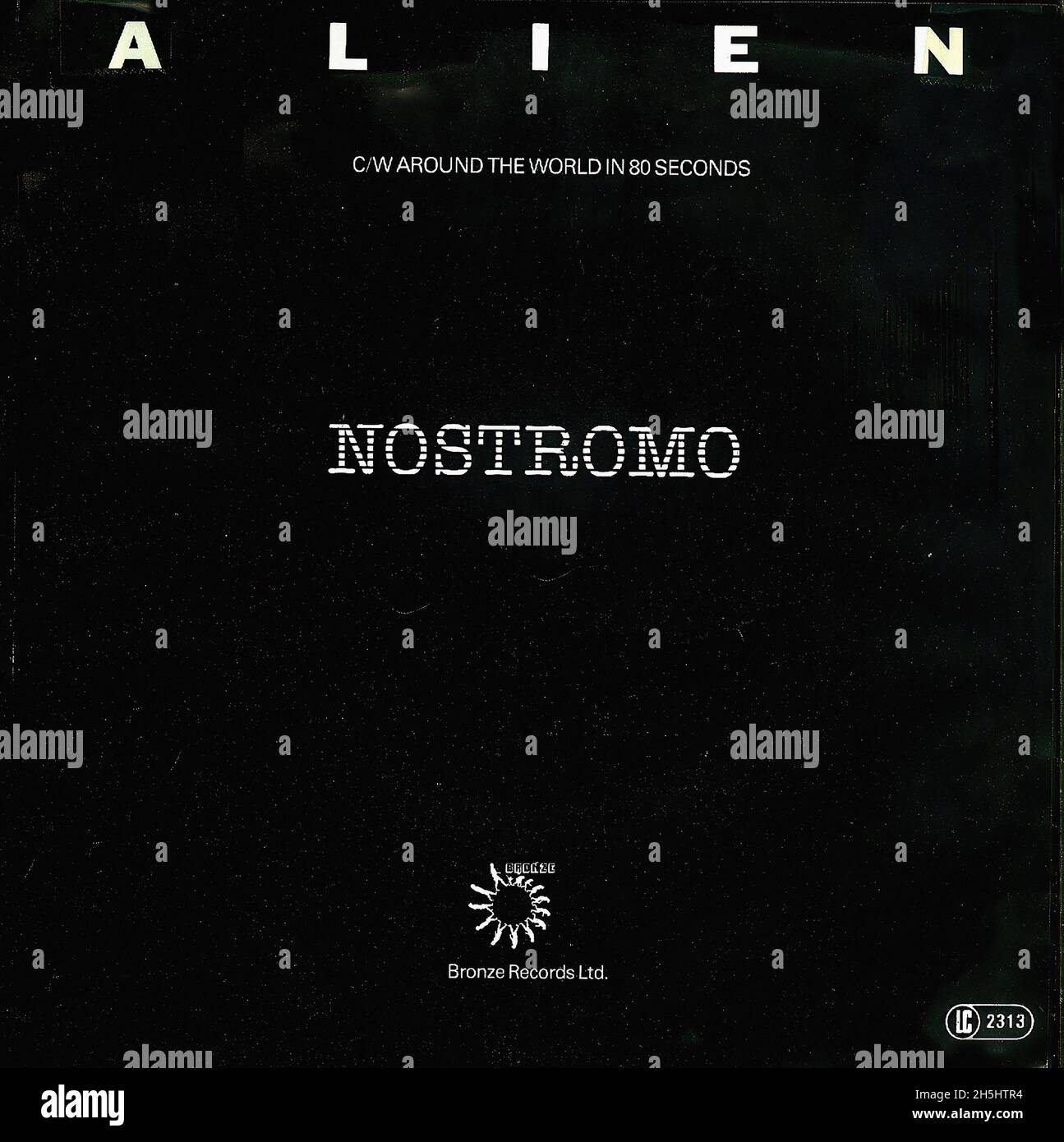 Copertina singola vintage - Alien - Nostromo - D - 1979 02 Foto Stock