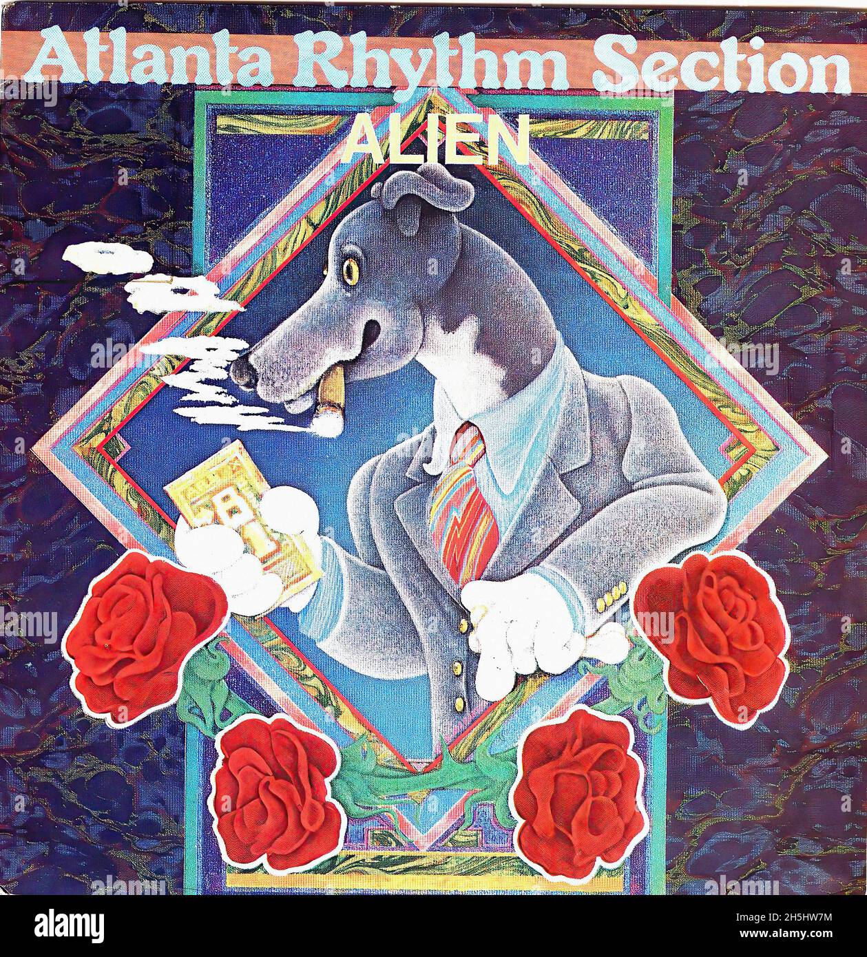 Copertina singola vintage - Atlanta Rhythm Section - Alien - NL - 1981 02 Foto Stock