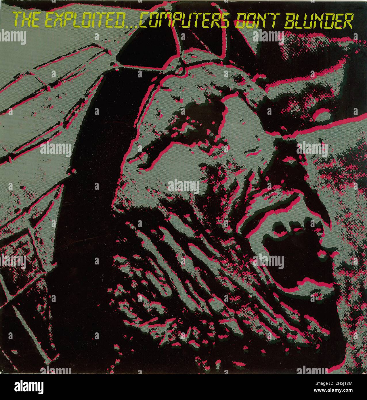 Copertina singola vintage - sfruttata, la - computer non blunder - UK - 1982 Foto Stock