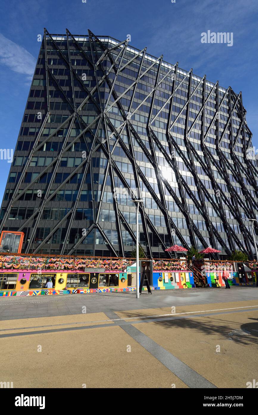 Brunel Building, 55-65 North Wharf Road, Paddington Waterside, Westminster, Londra, Regno Unito Foto Stock