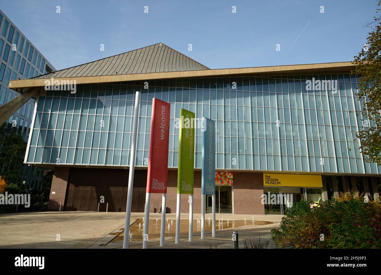 Il Design Museum di Kensington High Street, West London. Foto Stock