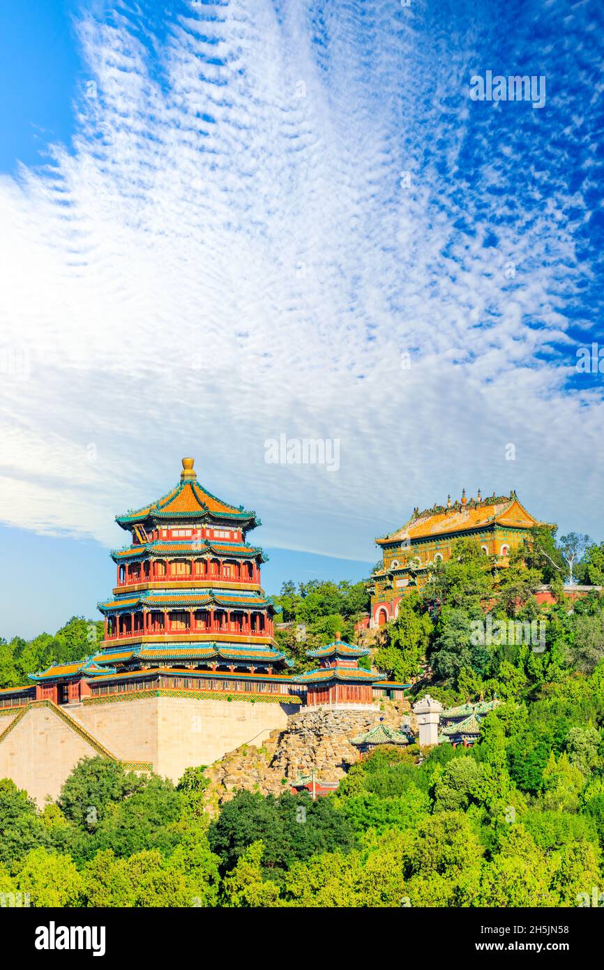 Palazzo Estivo Imperiale a Pechino, Cina. Foto Stock