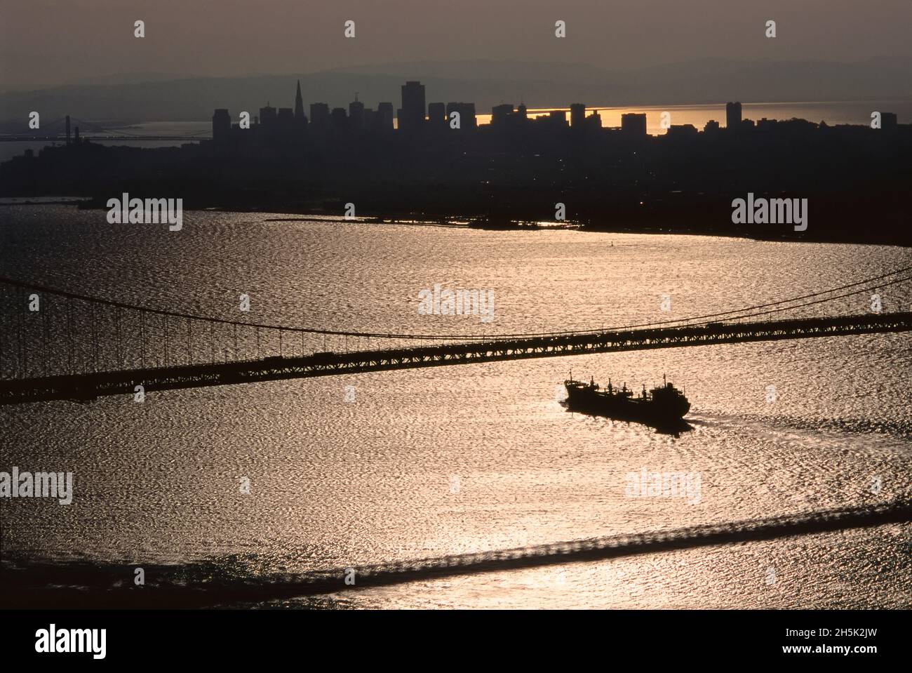 Golden Gate Bridge di San Francisco, California, Stati Uniti d'America Foto Stock