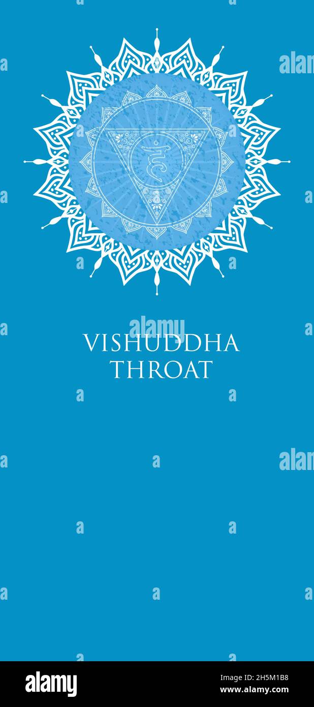 Collezione di simboli chakra isolata su sfondo colorato Foto Stock