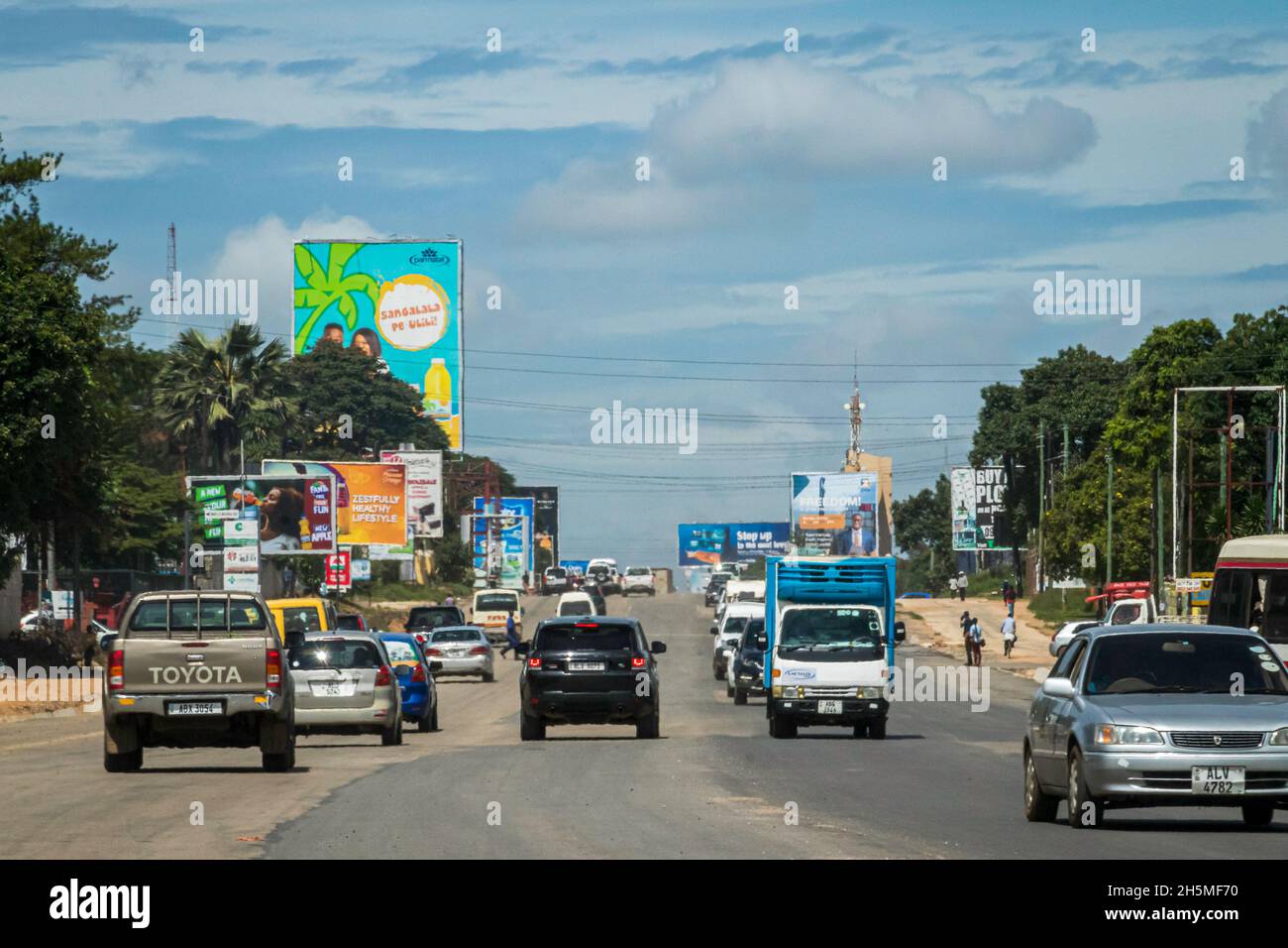 La Great East Road. Lusaka, Zambia Foto Stock