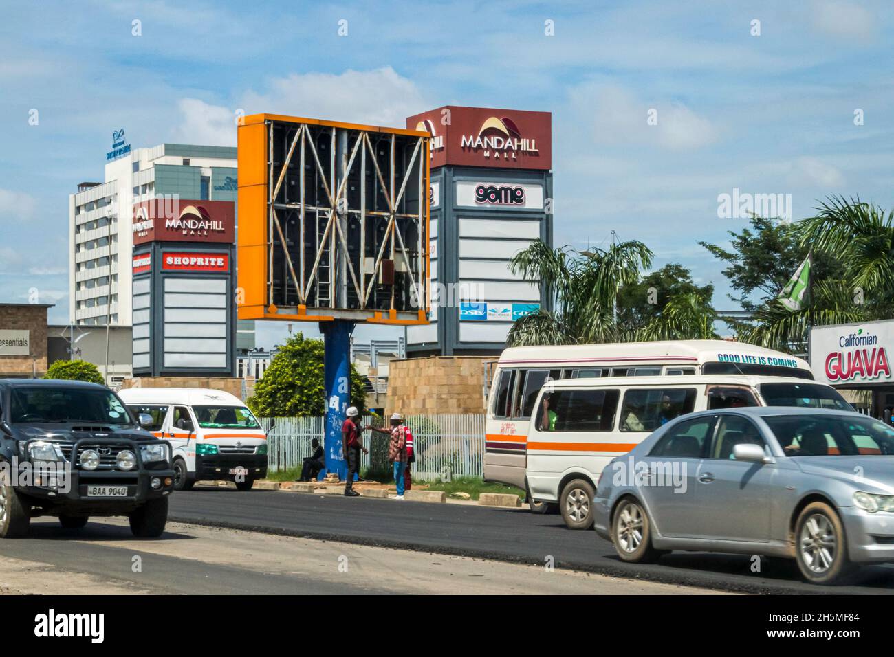 La Great East Road. Lusaka, Zambia Foto Stock