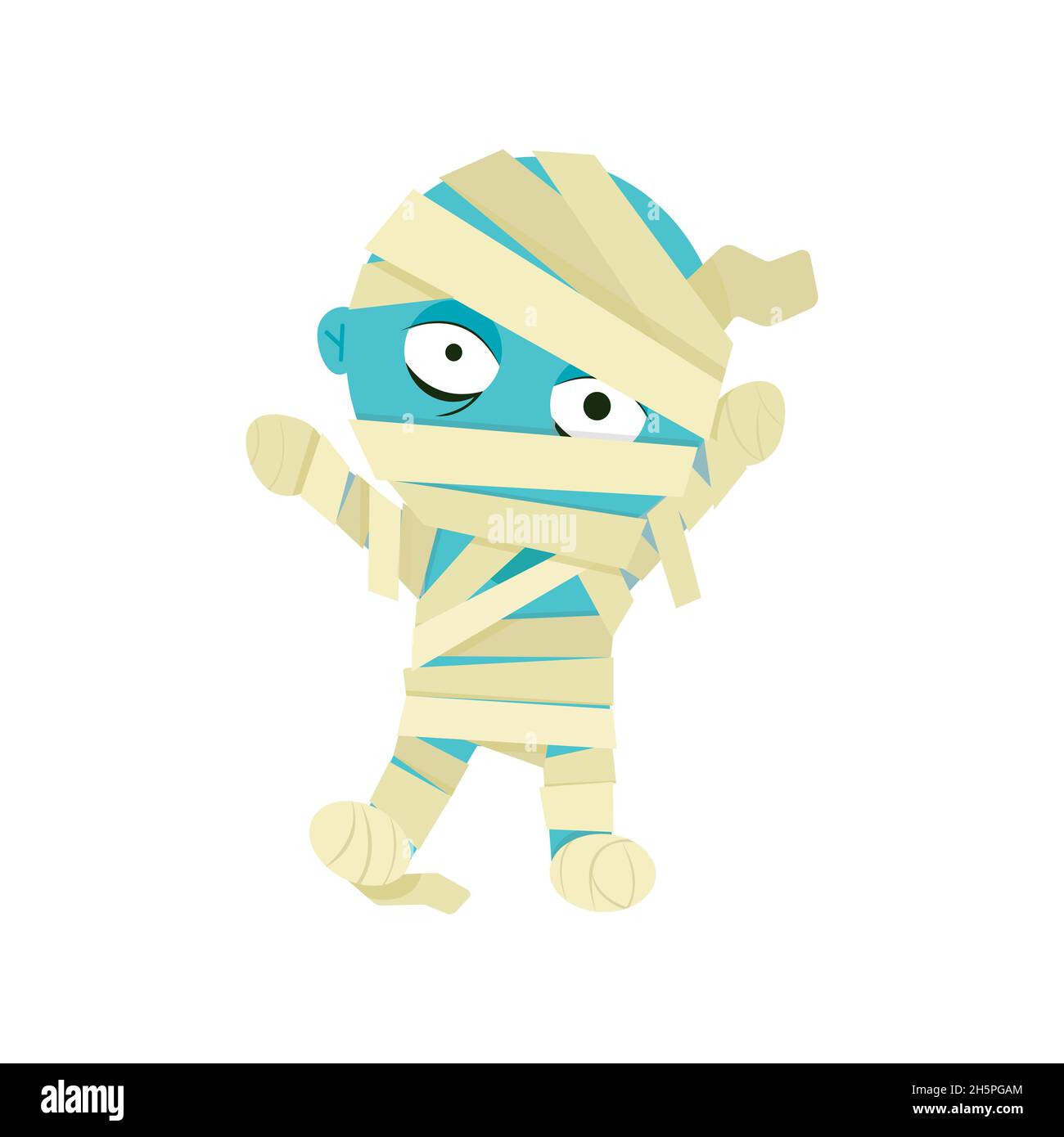 Mummia in stile cartone animato i Immagine e Vettoriale - Alamy