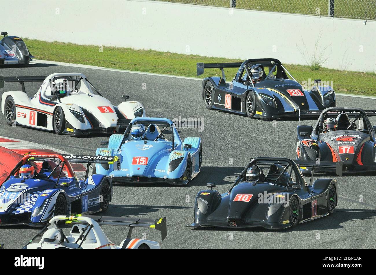 Radical European Motor Racing al circuito di Barcellona Catalunya, Barcellona, Catalogna, Spagna Foto Stock