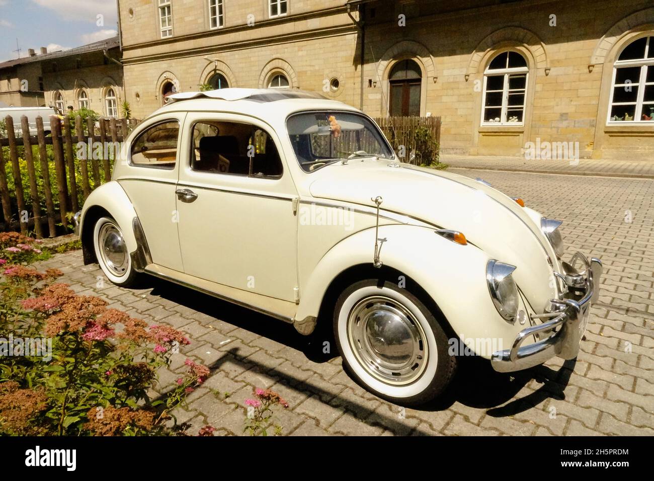 VW Beetle Germania Volkswagen Vecchia auto Foto Stock