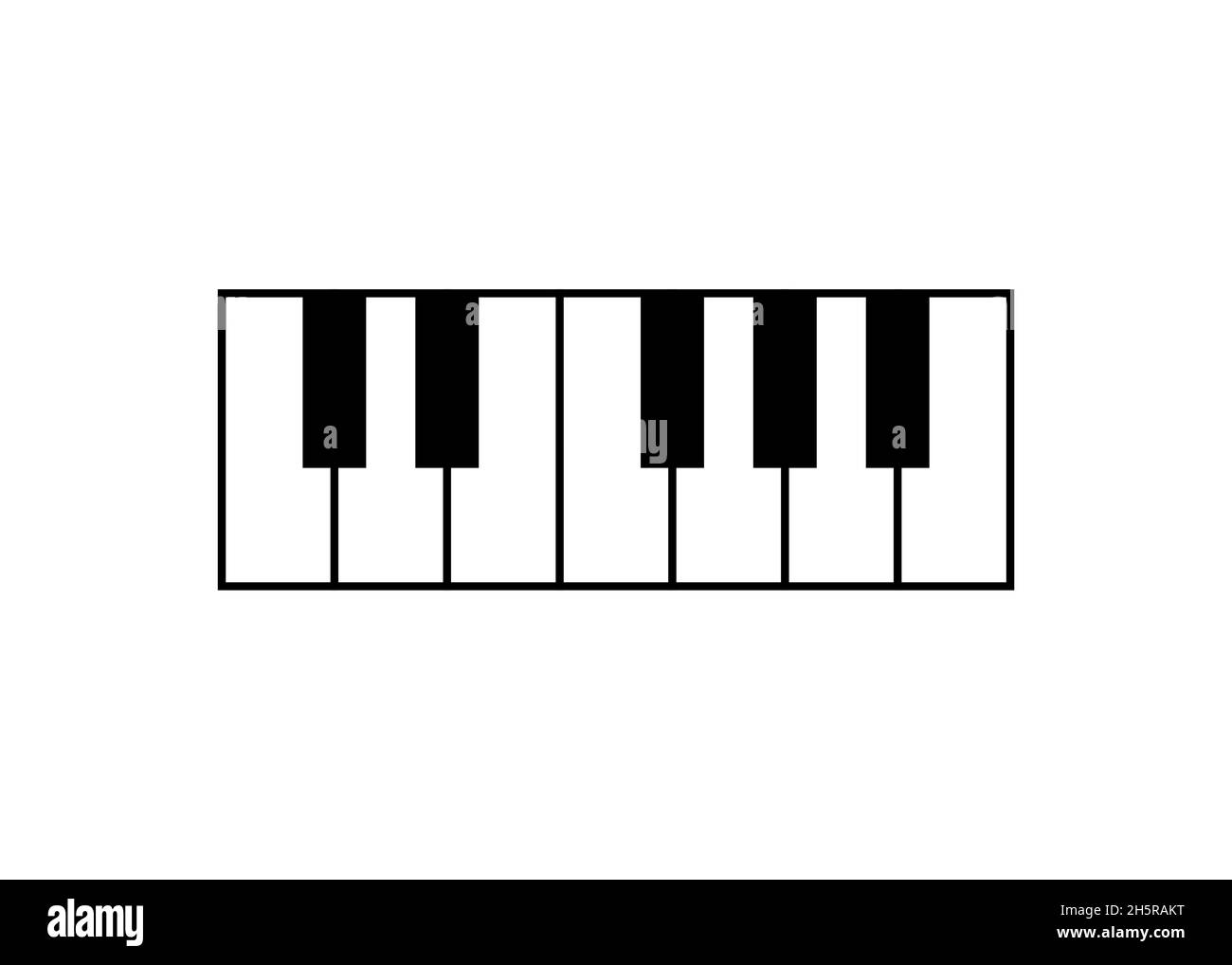 Poster retrò per il design della copertina. Strumento musicale. Concetto aziendale. Illustrazione vettoriale moderna. Grafica vettoriale art. Doodle piano. Illustrazione Vettoriale