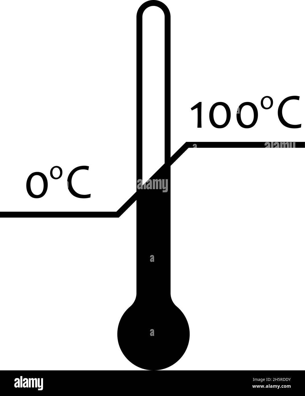 Termometro icona, grande design per qualsiasi scopo. Simbolo di illustrazione invernale Illustrazione Vettoriale