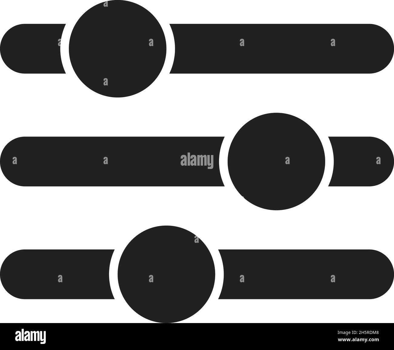 Impostazione del vettore livello icona. Illustrazione isolata per il web design Illustrazione Vettoriale