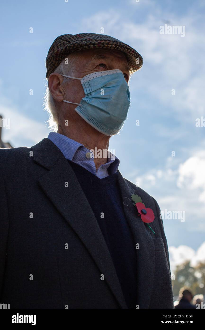 Londra, Inghilterra. 11 novembre 2021. Un servizio di ricordo per Armistice Day su Whitehall, London Credit: Sam Mellish / Alamy Live News Foto Stock
