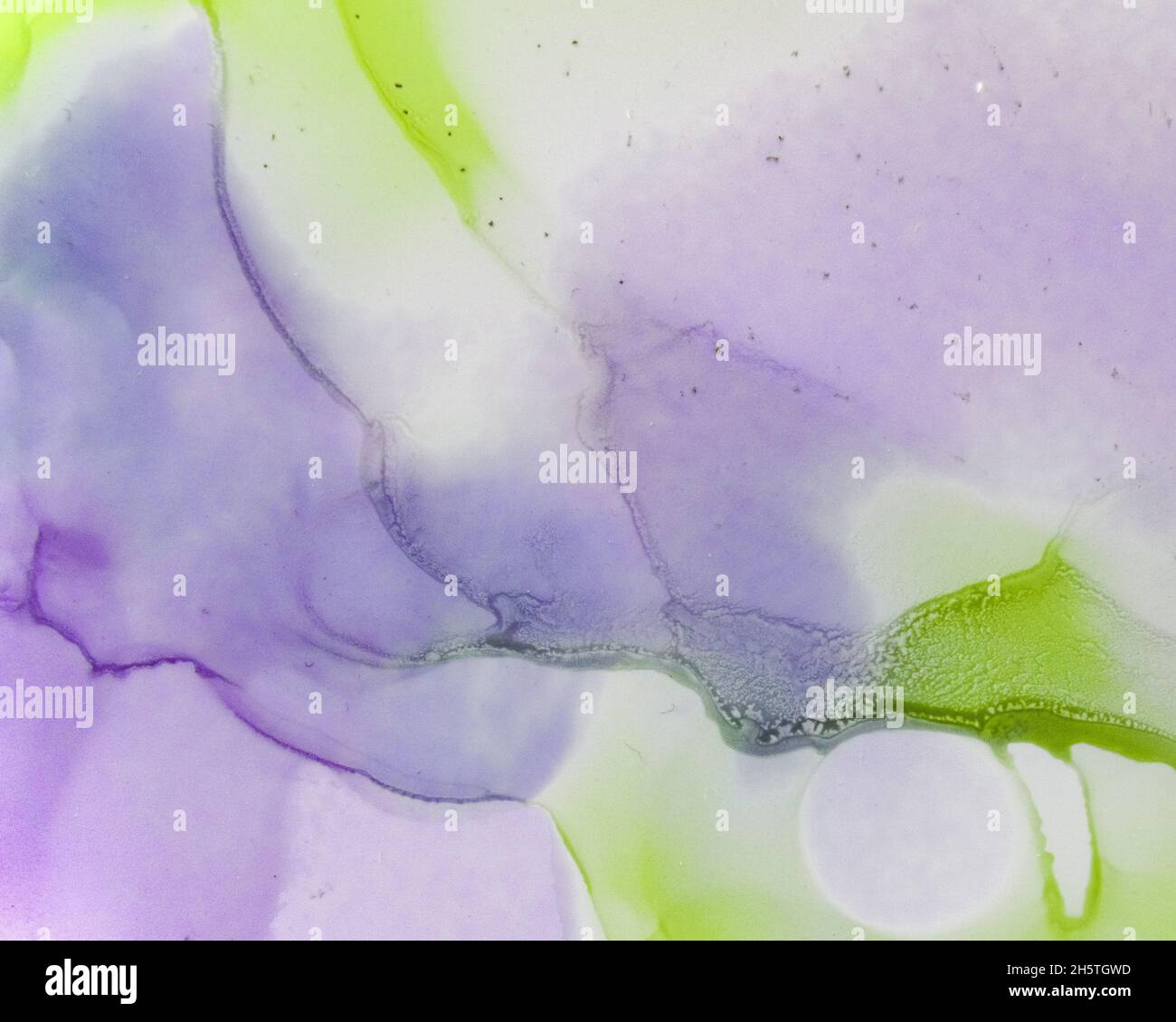 Trama di pittura eterea. Lavaggio con inchiostro a base di alcol Foto Stock