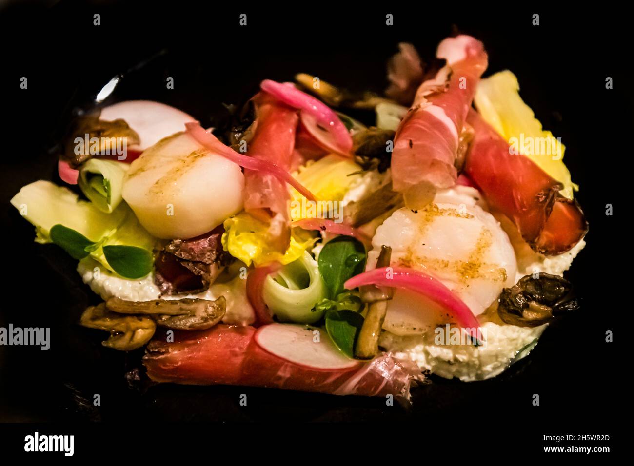 Cena a Zelhem, Paesi Bassi Foto Stock